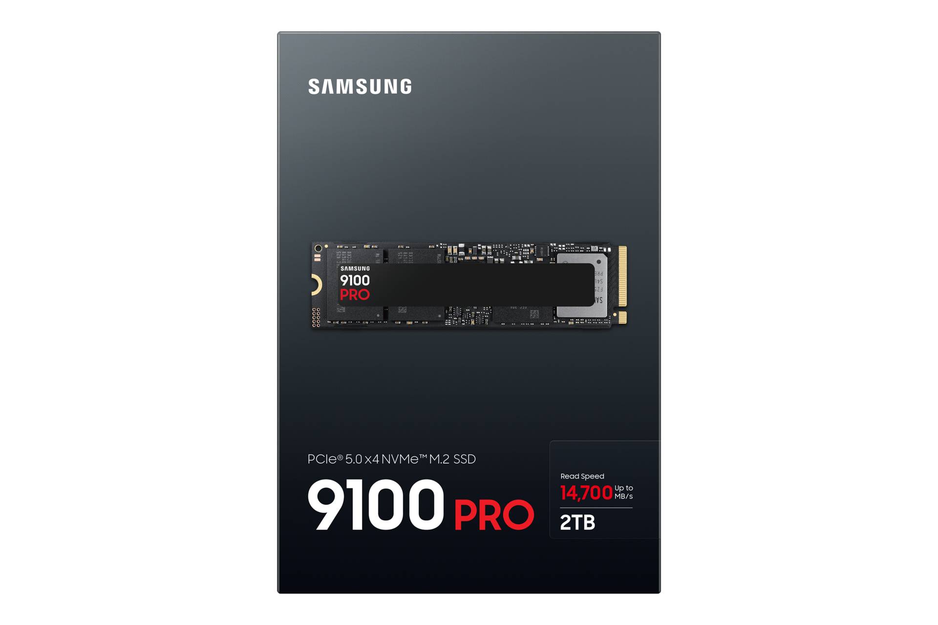 内蔵型SSD SAMSUNG 9100 PRO 2TB PCIe5.0x4 NVMe Samsung SSD 9100 PRO 2TB, PCIe 5.0x4 M.2 2280, Seq. Velocidades de