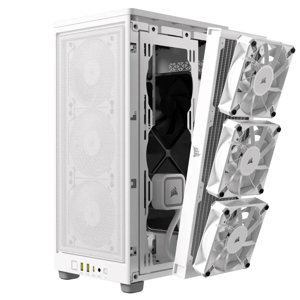Caixa Mini-ITX Corsair 2000D Airflow Branca | PCDIGA