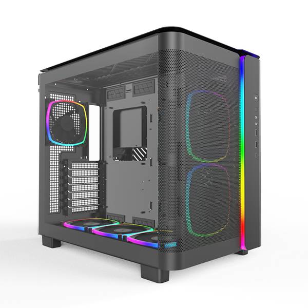 Caixa ATX Montech King 95 PRO Vidro Temperado Preta | PCDIGA
