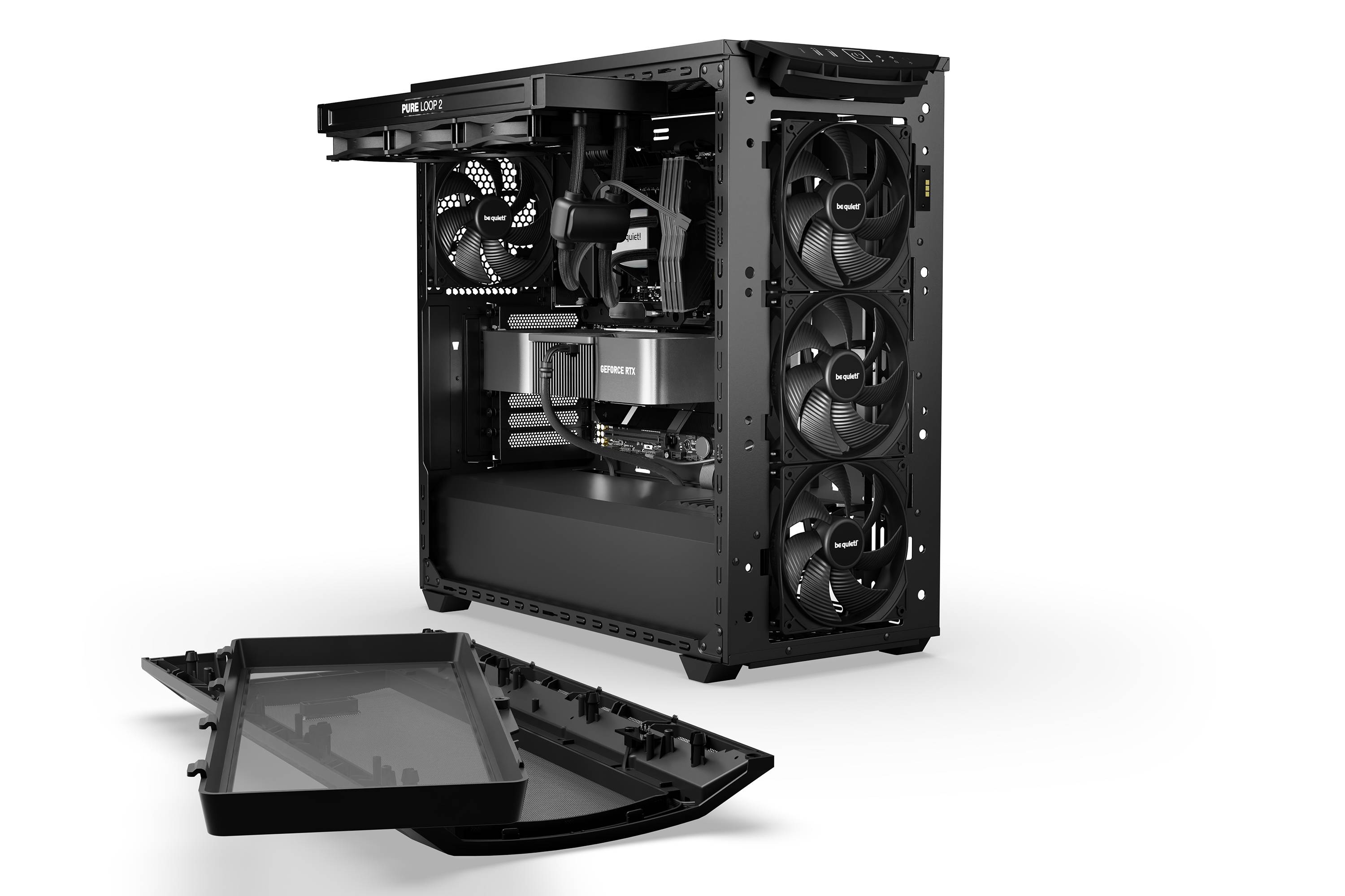 Caixa Extended-ATX be quiet! Shadow Base 800 Tempered Glass Preta