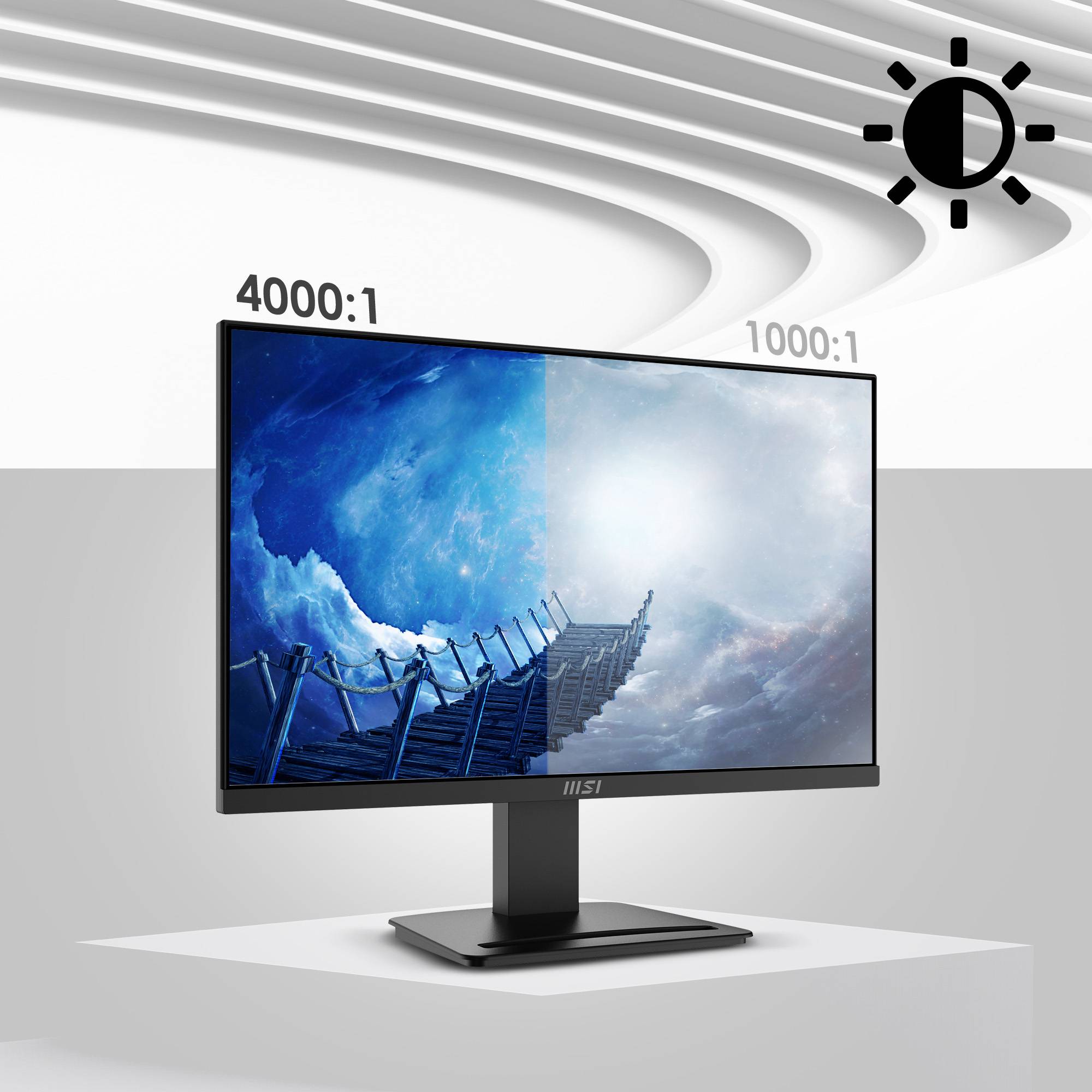 Monitor MSI Pro MP2412 VA W-LED 23.8