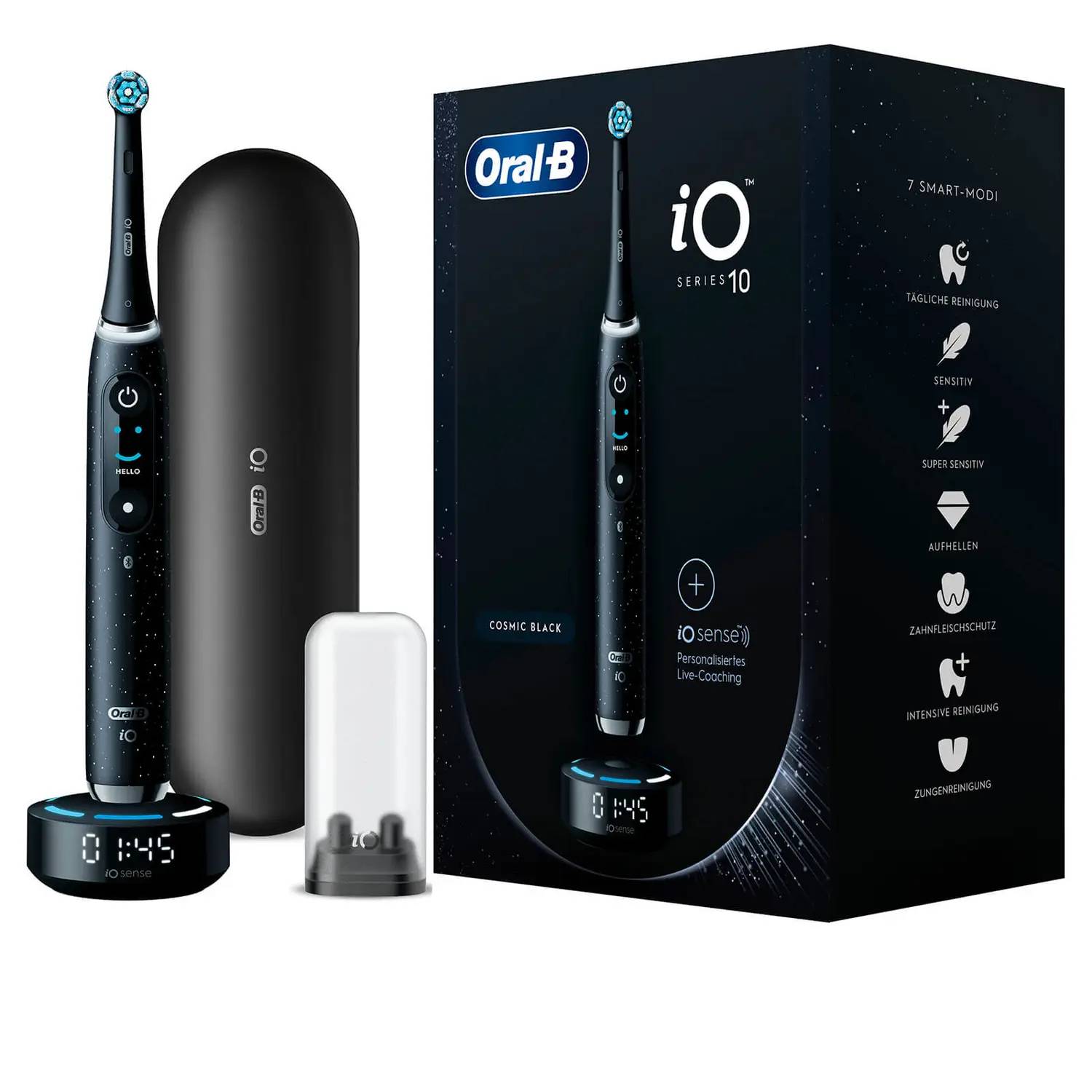 Oral-B iO Series 10 本体 Cosmic Black Escova de Dentes Elétrica Oral-B iO 10 Series Cosmic Black | PCDIGA
