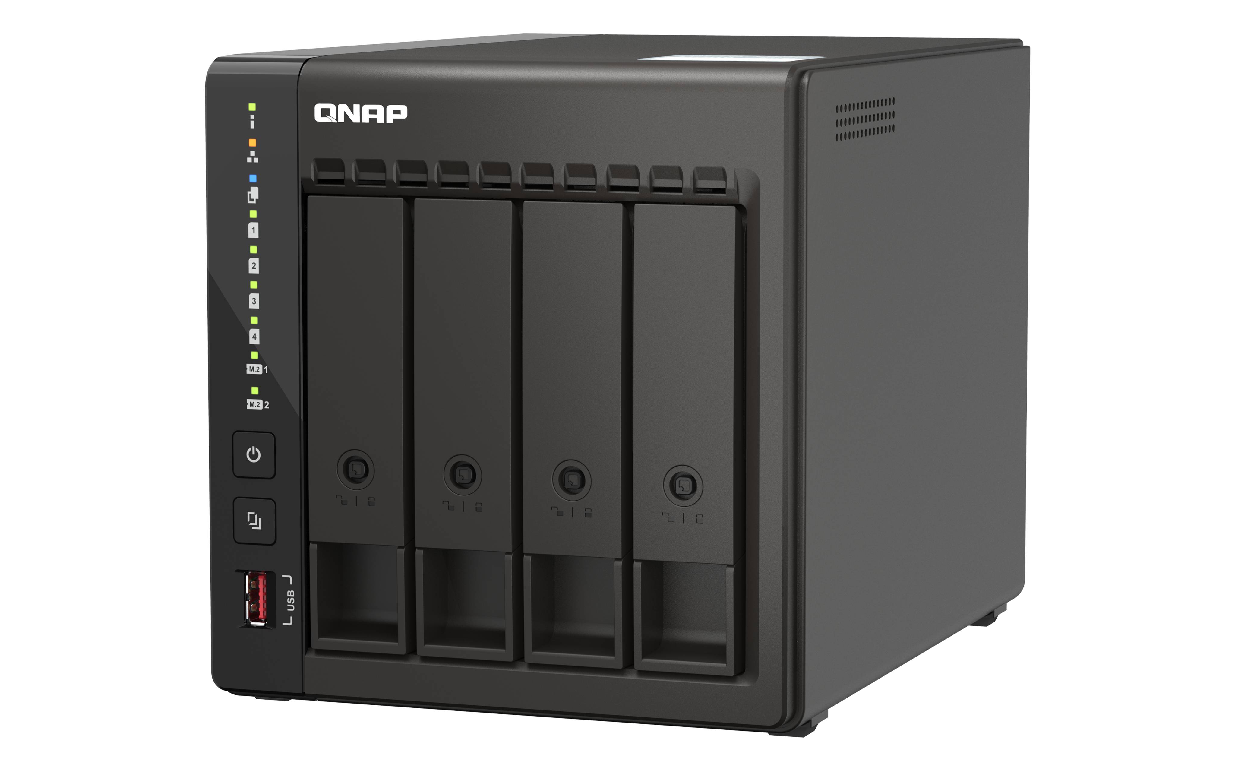 NAS Qnap TS-453E | 4 Baías | CPU 4-Core Intel Celeron J6412 | RAM
