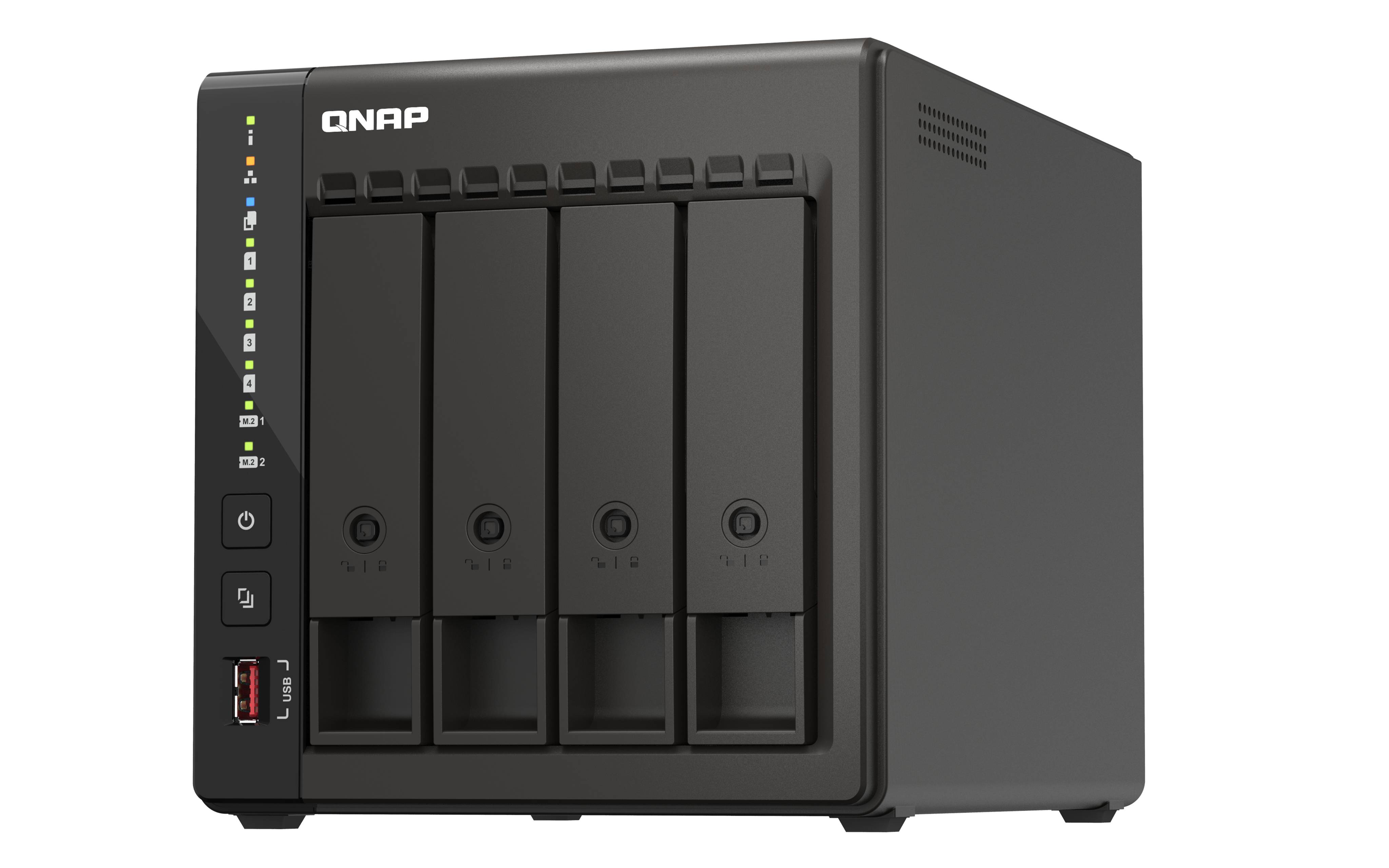 NAS Qnap TS-453E | 4 Baías | CPU 4-Core Intel Celeron J6412 | RAM