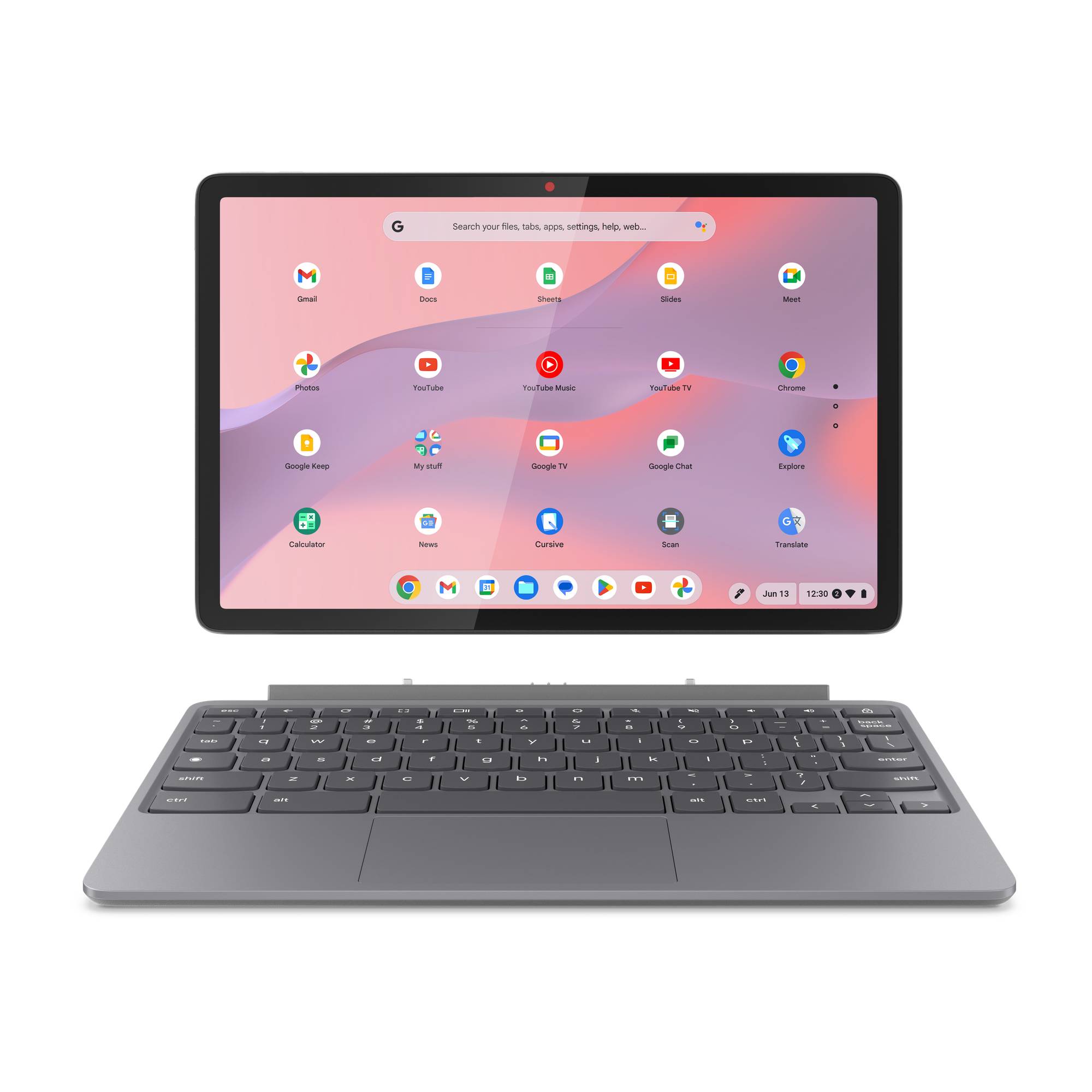 Chromebook本体 Lenovo Chromebook Duet 11M889 LUNA GREY Lenovo Chromebook Duet (9ª Geração) 11M889-277 10.95