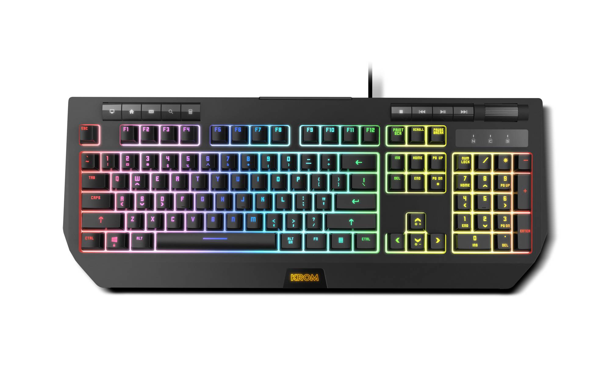 Teclado Mecânico Híbrido Krom Kuma RGB PT | PCDIGA