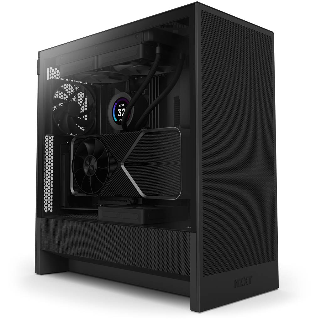 Caixa ATX NZXT H5 Flow (2024) Vidro Temperado Preta | PCDIGA
