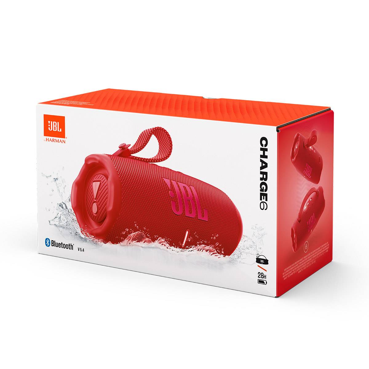 Coluna Portátil JBL Charge 6 Bluetooth Vermelha | PCDIGA