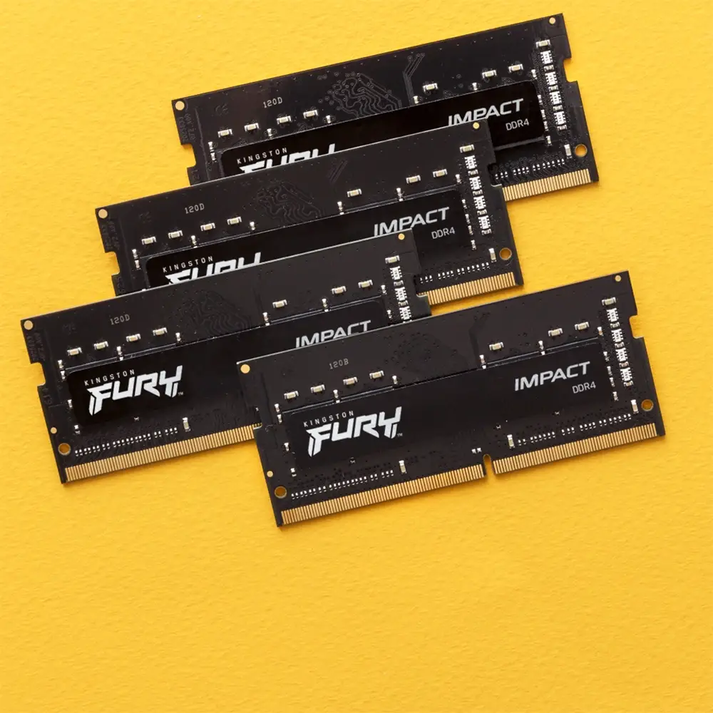Memória RAM SO-DIMM Kingston Impact 32GB (2x16GB) DDR4-3200MHz 1R