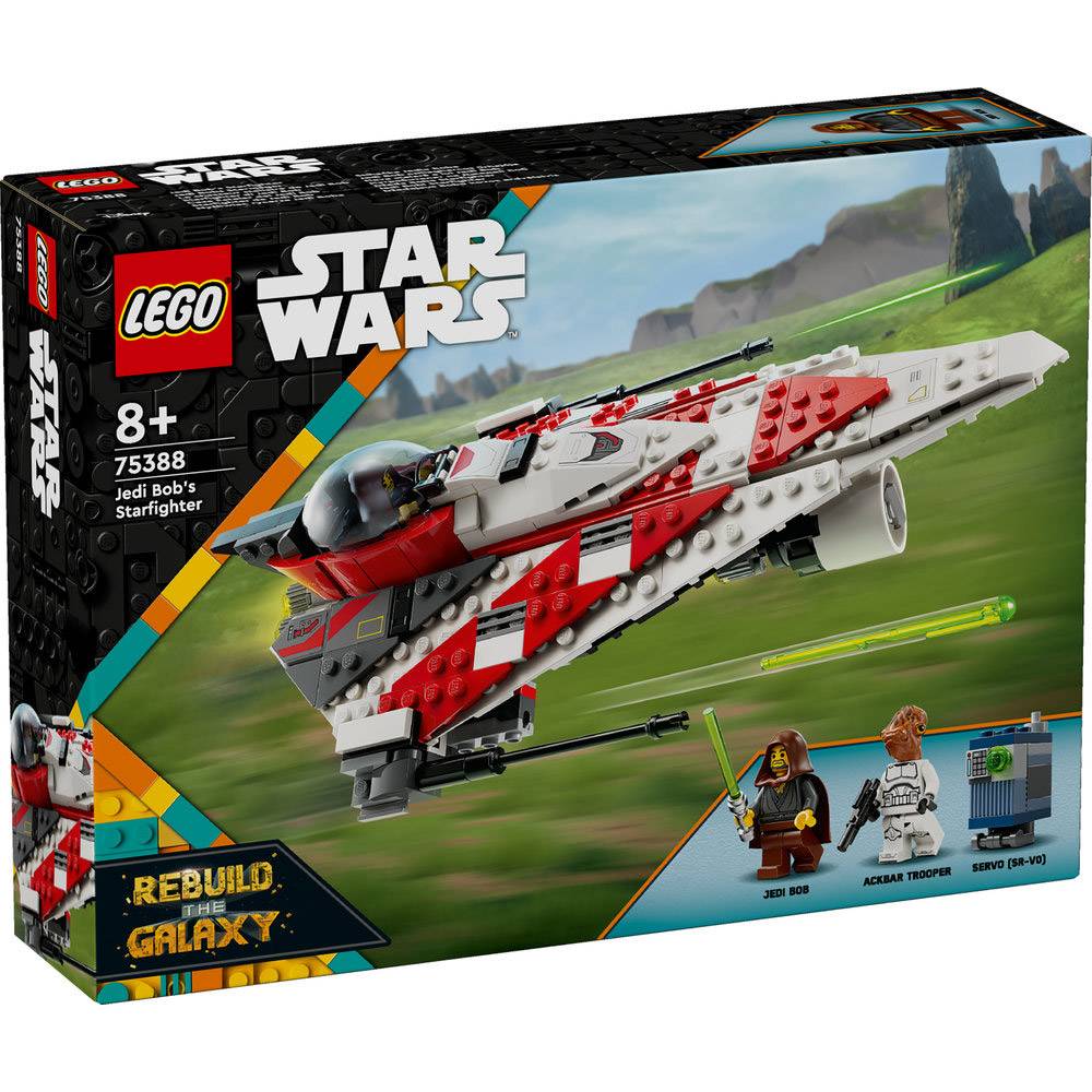 LEGO Star Wars: Starfighter de Jedi Bob | Idades 8+ | 305 Peças