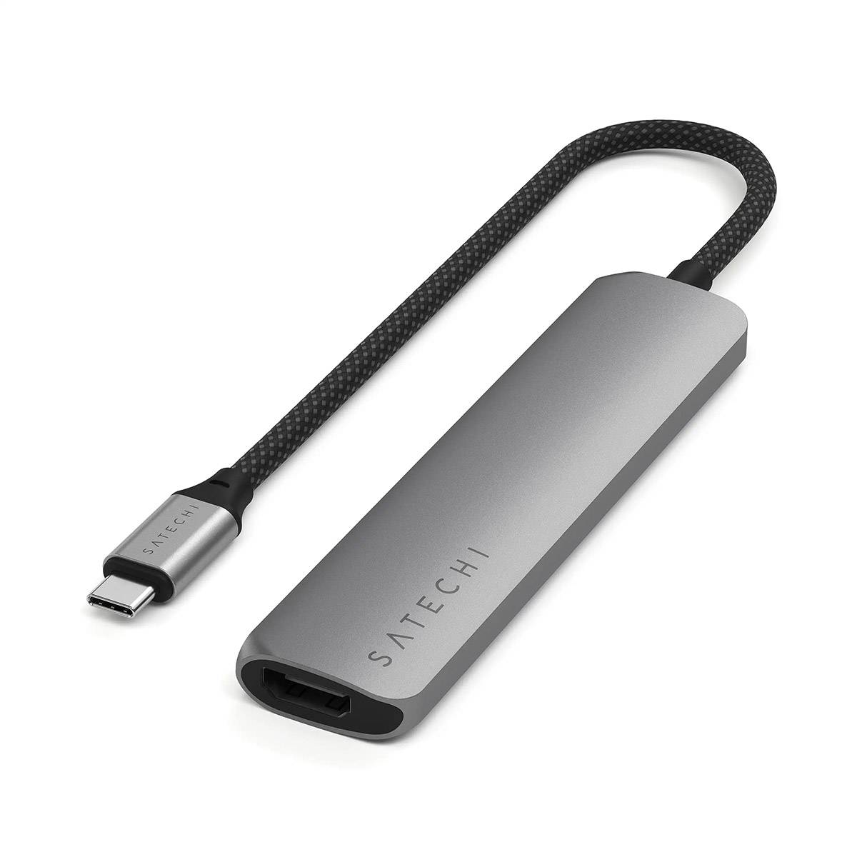 Satechi - USB-C Slim Multiport Adapter 4in1 (space grey)