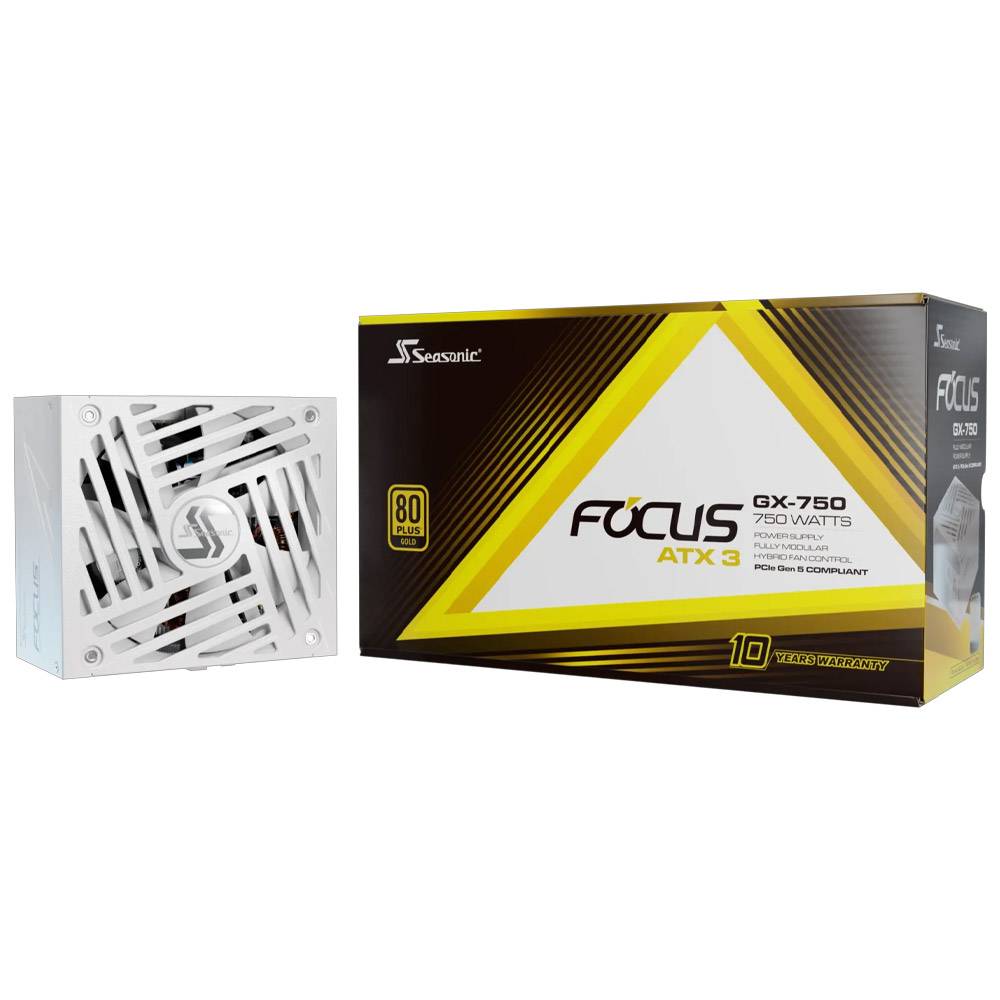 Fonte de Alimentação ATX Seasonic Focus GX-750W V4 ATX 3.1/PCIe