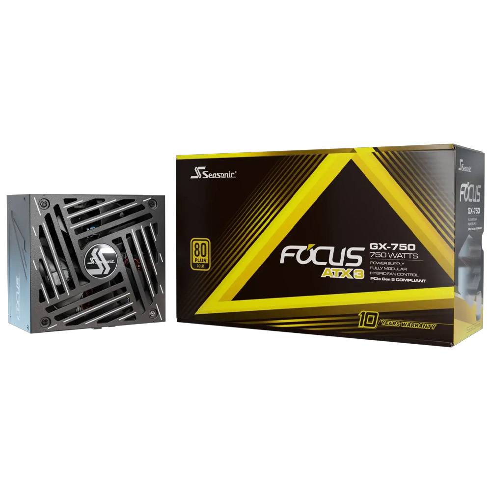 Fonte de Alimentação ATX Seasonic Focus GX-750W V4 ATX 3.1/PCIe