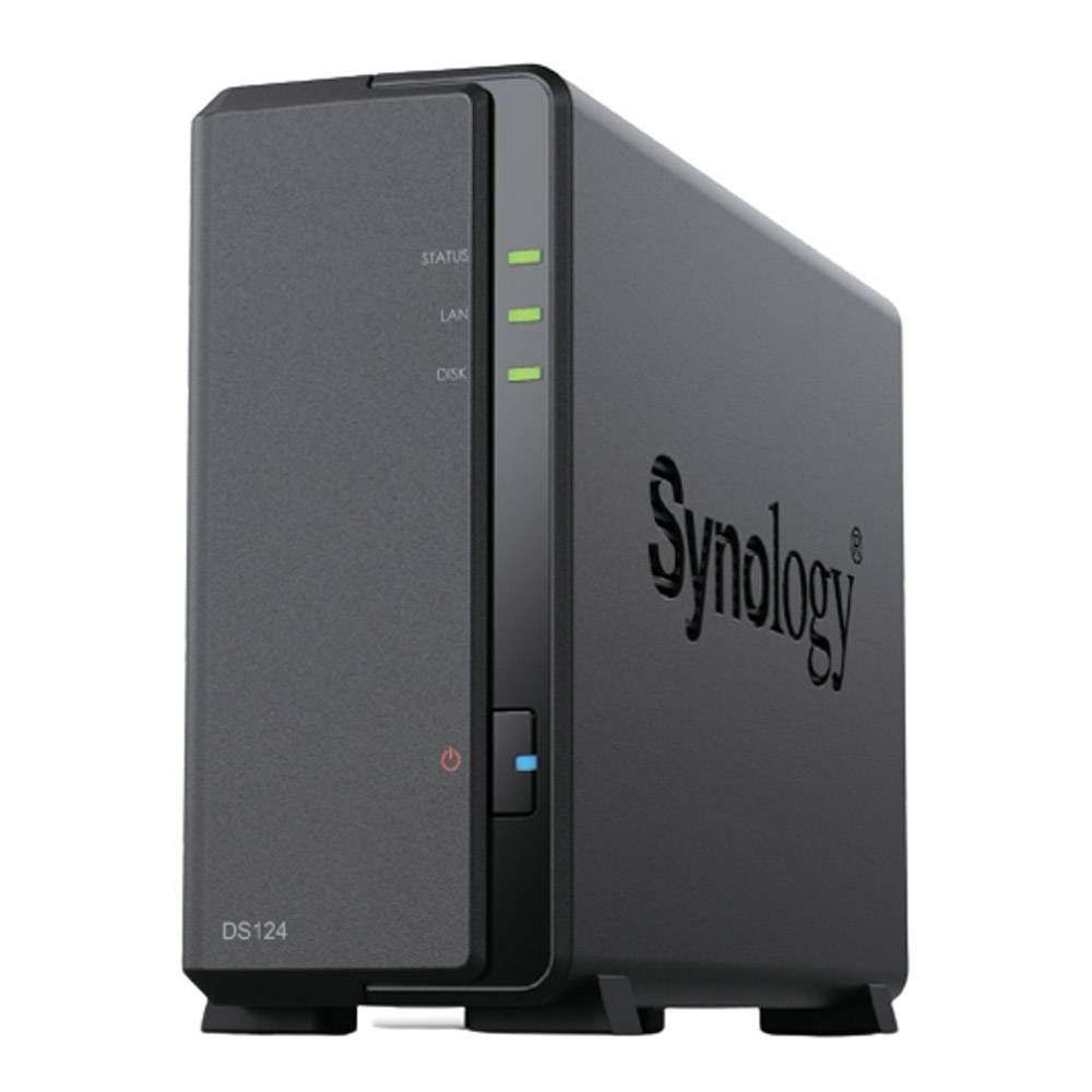 NAS Synology DiskStation DS124 | 1 Baía | CPU 4-Core Realtek