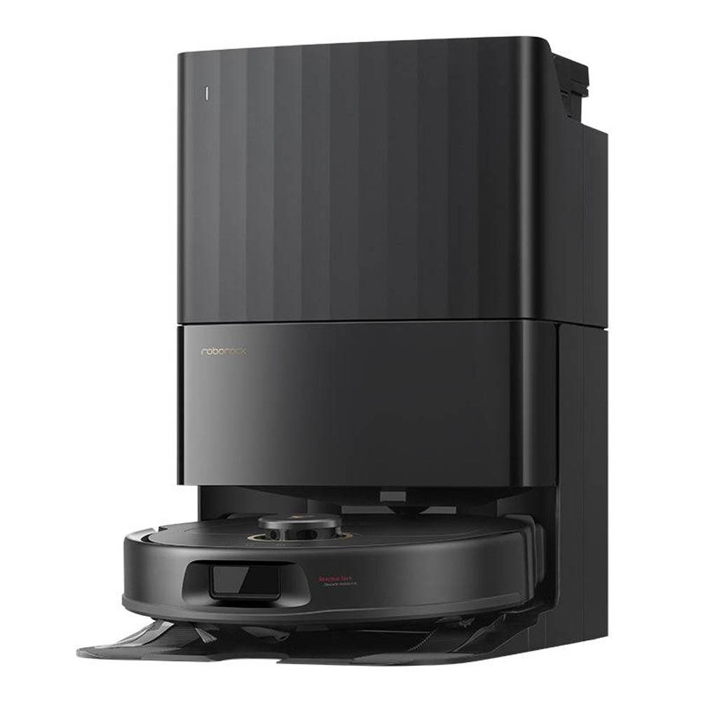 Aspirador Robô Roborock Qrevo 5AE 12000Pa 5200mAh Preto + Estação de Esvaziamento Automático
