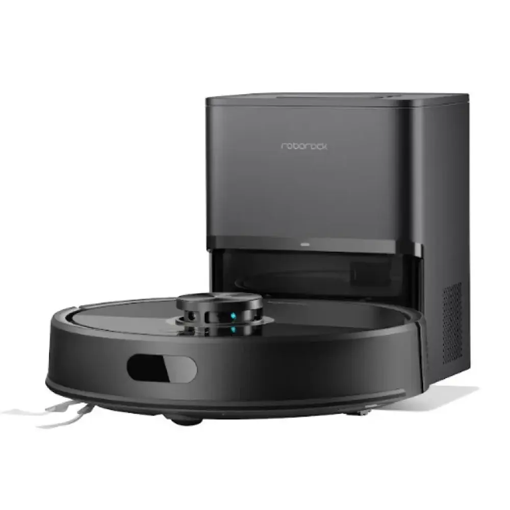 Aspirador Robô Roborock Q7 TF+ 10000Pa 3200mAh Preto + Estação de Esvaziamento