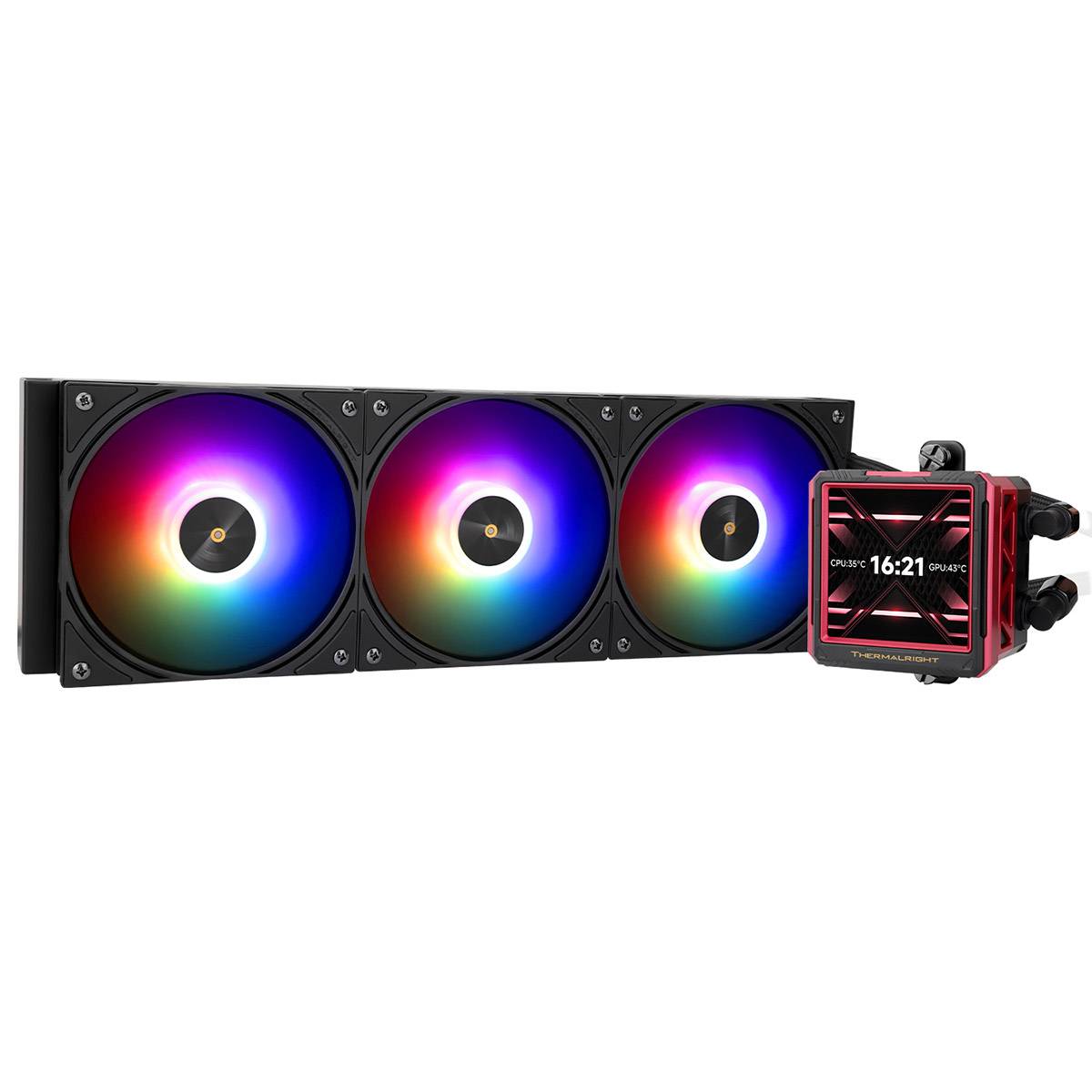 Water Cooler CPU Thermalright Frozen Warframe 360 Ultra ARGB All-In-One 360mm Preto
