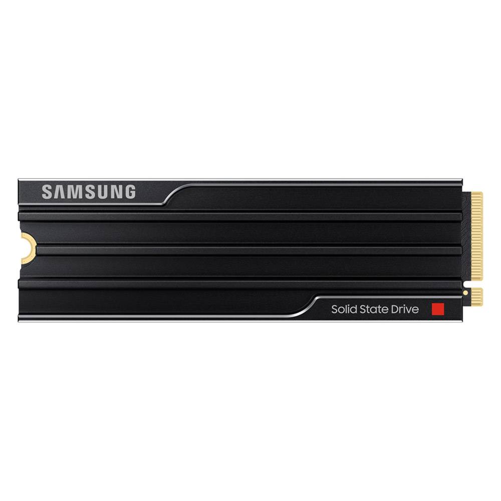 SSD M.2 2280 Samsung 9100 Pro 2TB c/ Heatsink TLC V-NAND NVMe PCIe