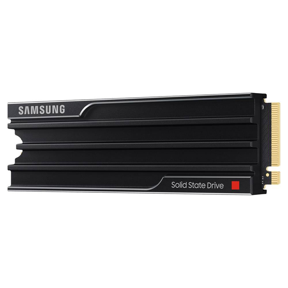 SSD M.2 2280 Samsung 9100 Pro 4TB c/ Heatsink TLC NAND NVMe PCIe