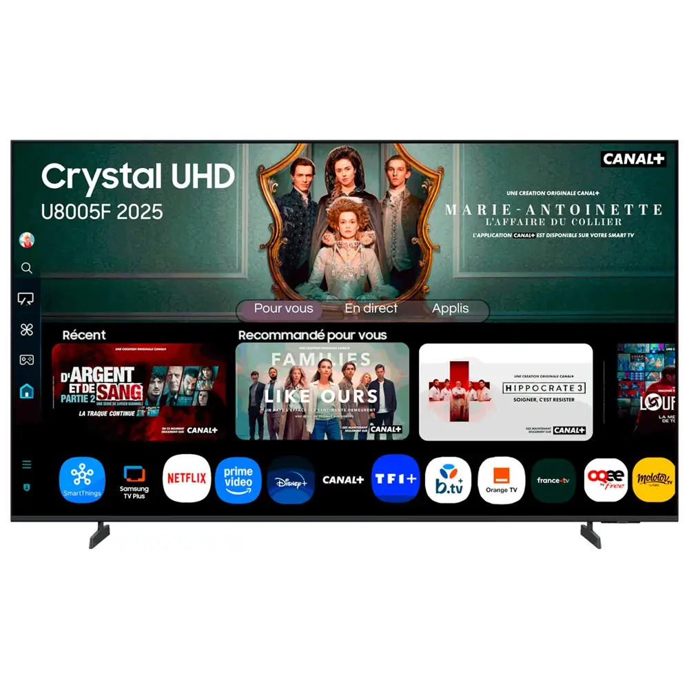 Televisão Smart TV Samsung Crystal U8005F (2025) 50"/127cm LED 4K UHD ...