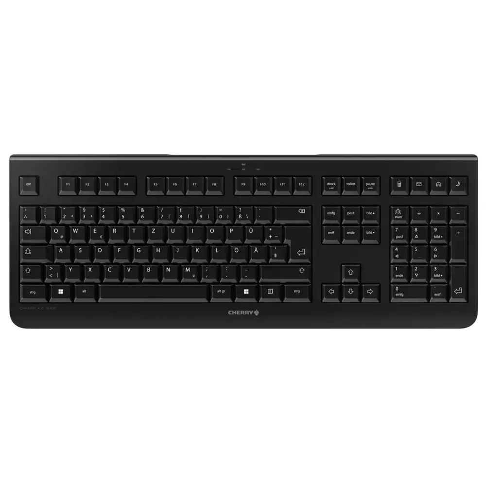 Teclado CHERRY KW 3000 Slim 2.4GHz Wireless PT Preto