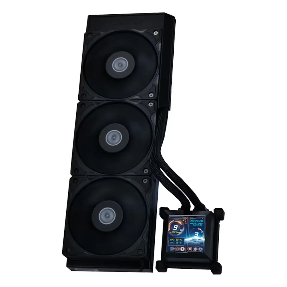 Water Cooler CPU Lian Li HydroShift LCD 360S AIO 360mm Preto