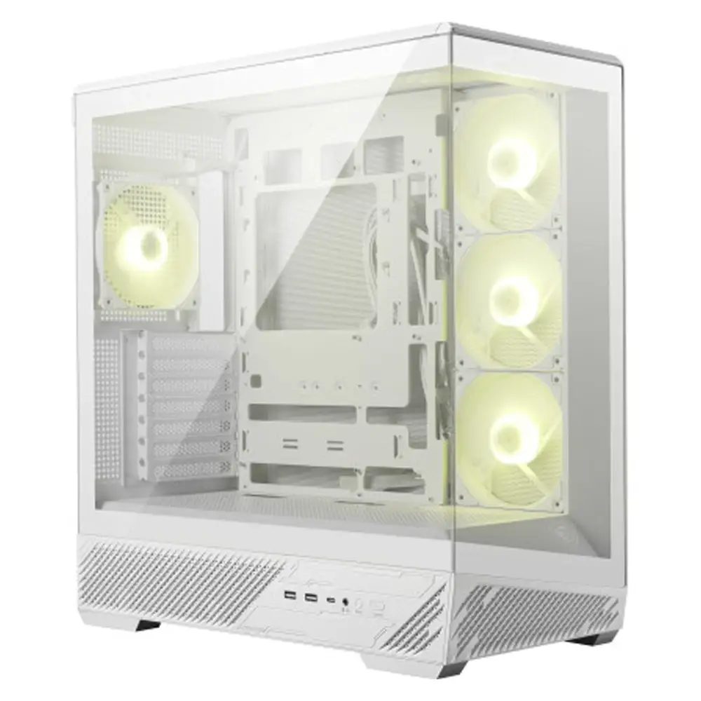 Caixa ATX MSI MAG Pano 130R PZ ARGB Tempered Glass Branca