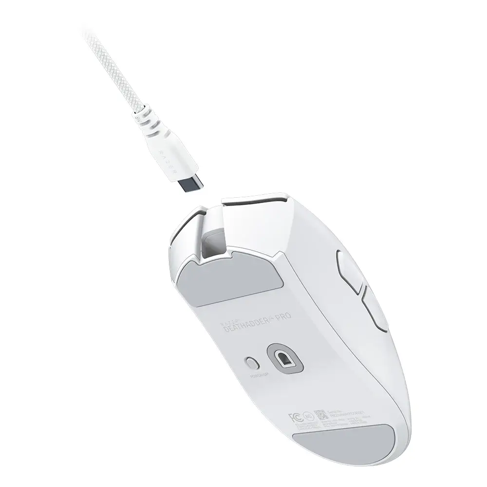 Rato Óptico Razer DeathAdder V4 Pro Wireless 45000DPI Branco | PCDIGA