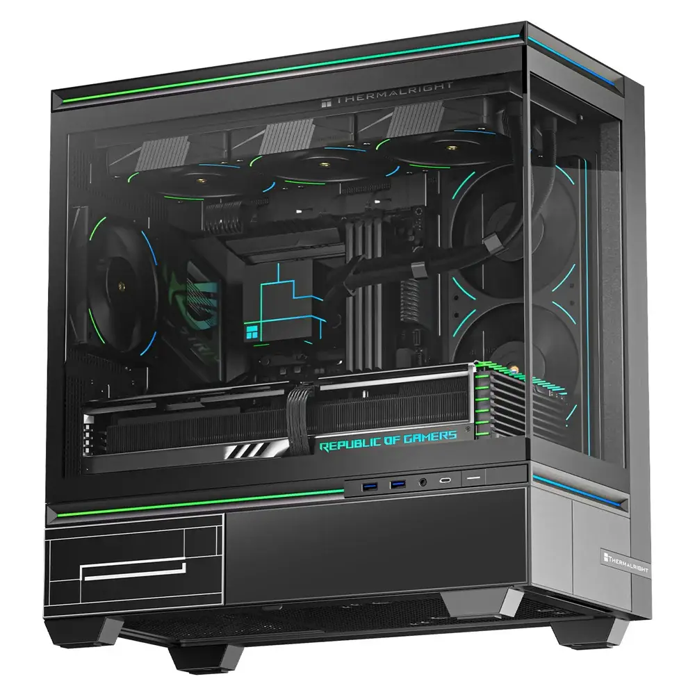 Caixa Micro-ATX Thermalright TL-M10 ARGB Tempered Glass Preta