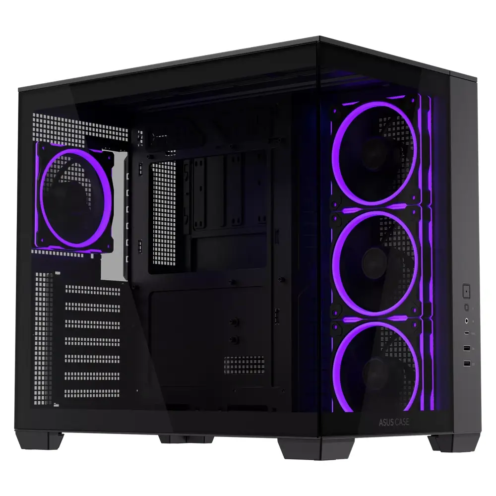 Caixa ATX Asus A32 Plus Tempered Glass ARGB Preta | PCDIGA