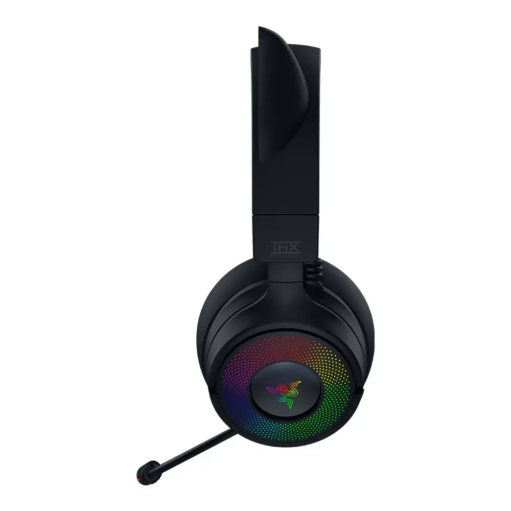 Headset Razer Kraken Kitty V3 Pro Wireless/Bluetooth Preto | PCDIGA