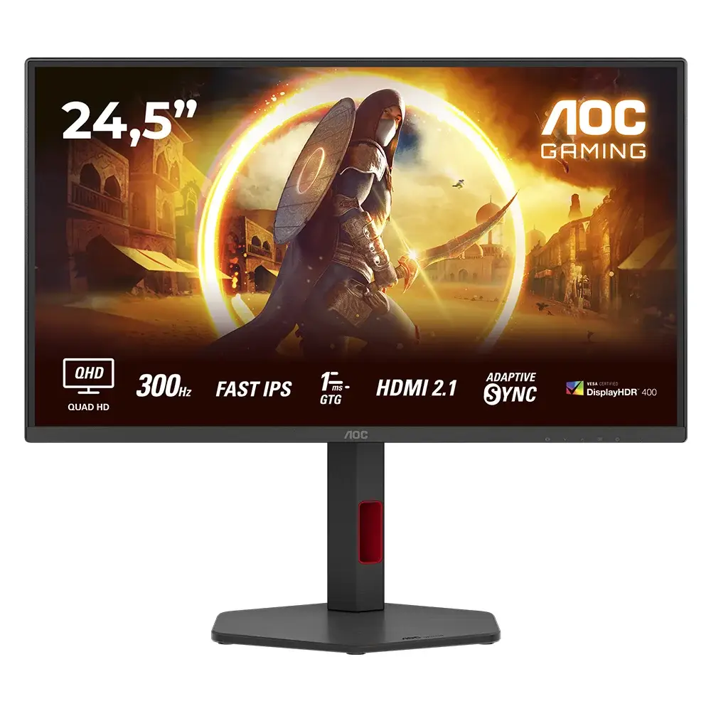 Monitor AOC Q25G4SR Fast IPS W-LED QHD 16:9 300Hz VESA