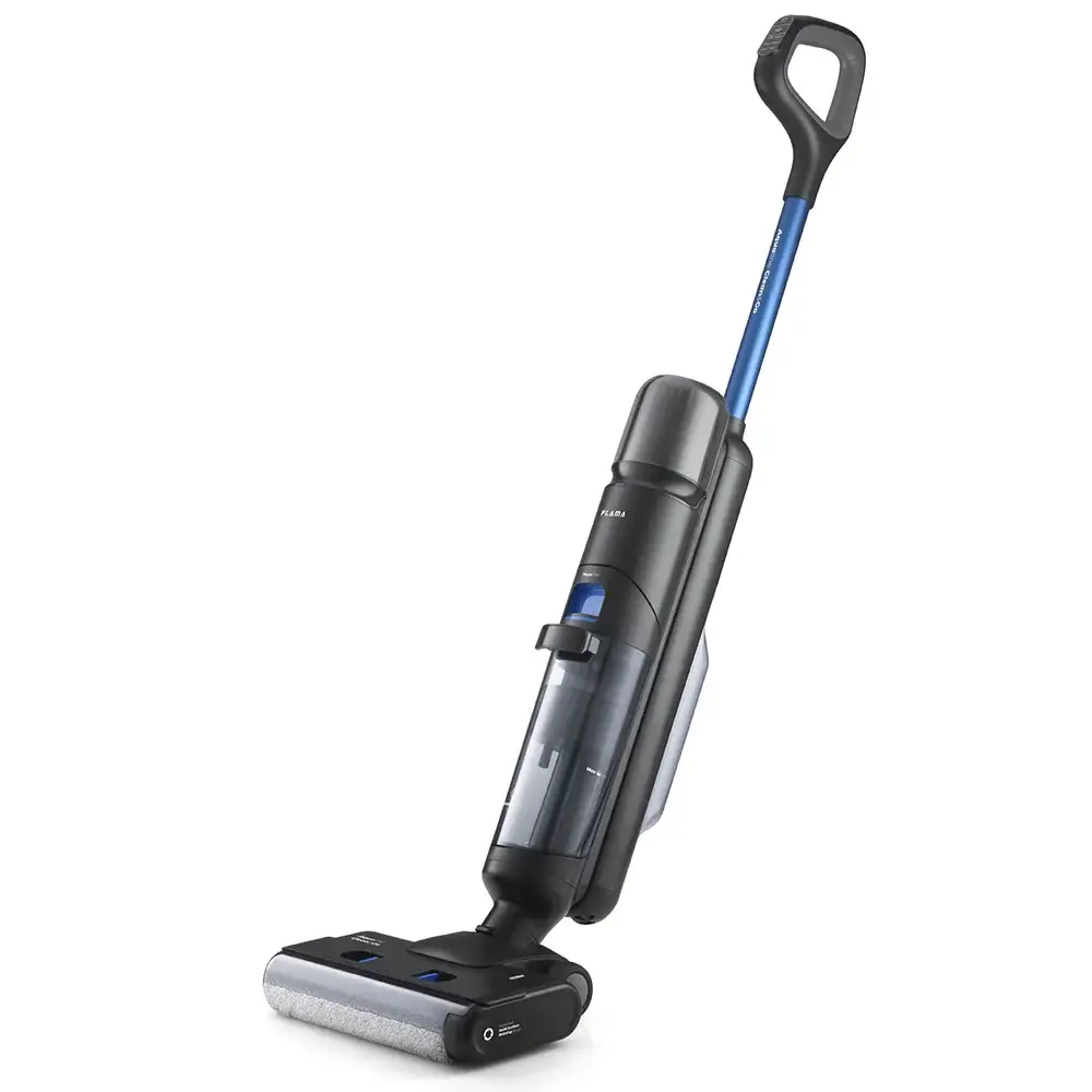 Aspirador Vertical Flama 1691FL Aqualine Clean&Go Preto/Azul
