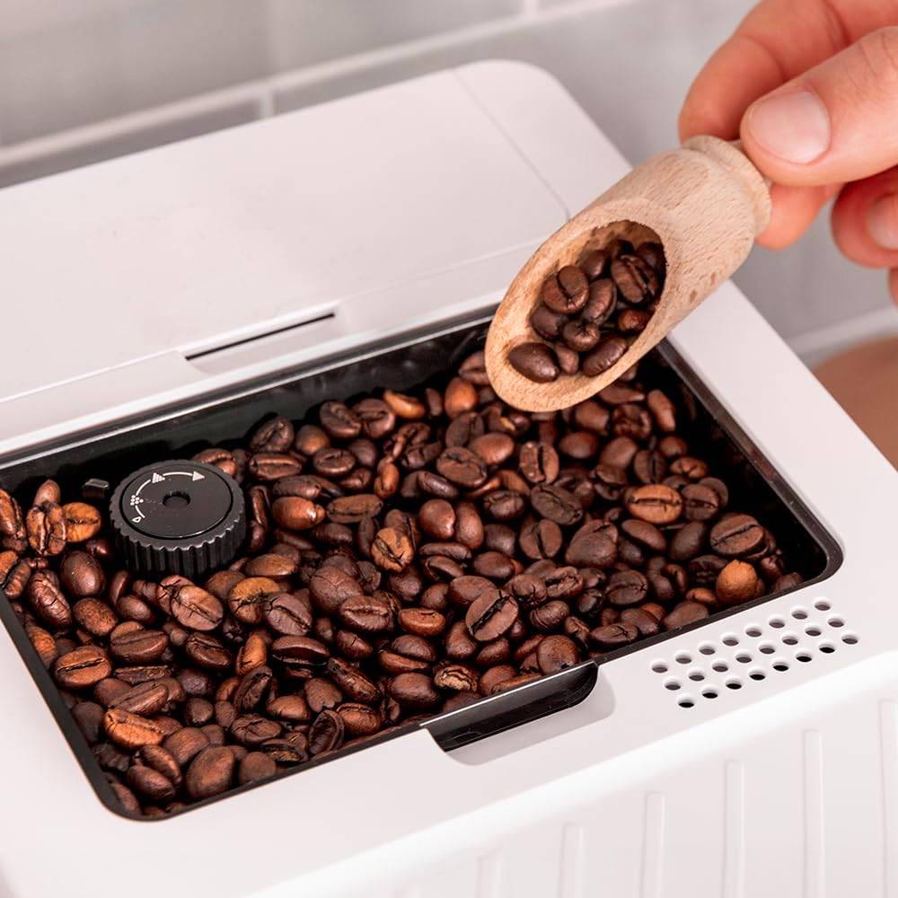 Machine à Café Automatique Cecotec - 19 Bars, Broyeur à Grains, Réservoir Lait - Compactccino