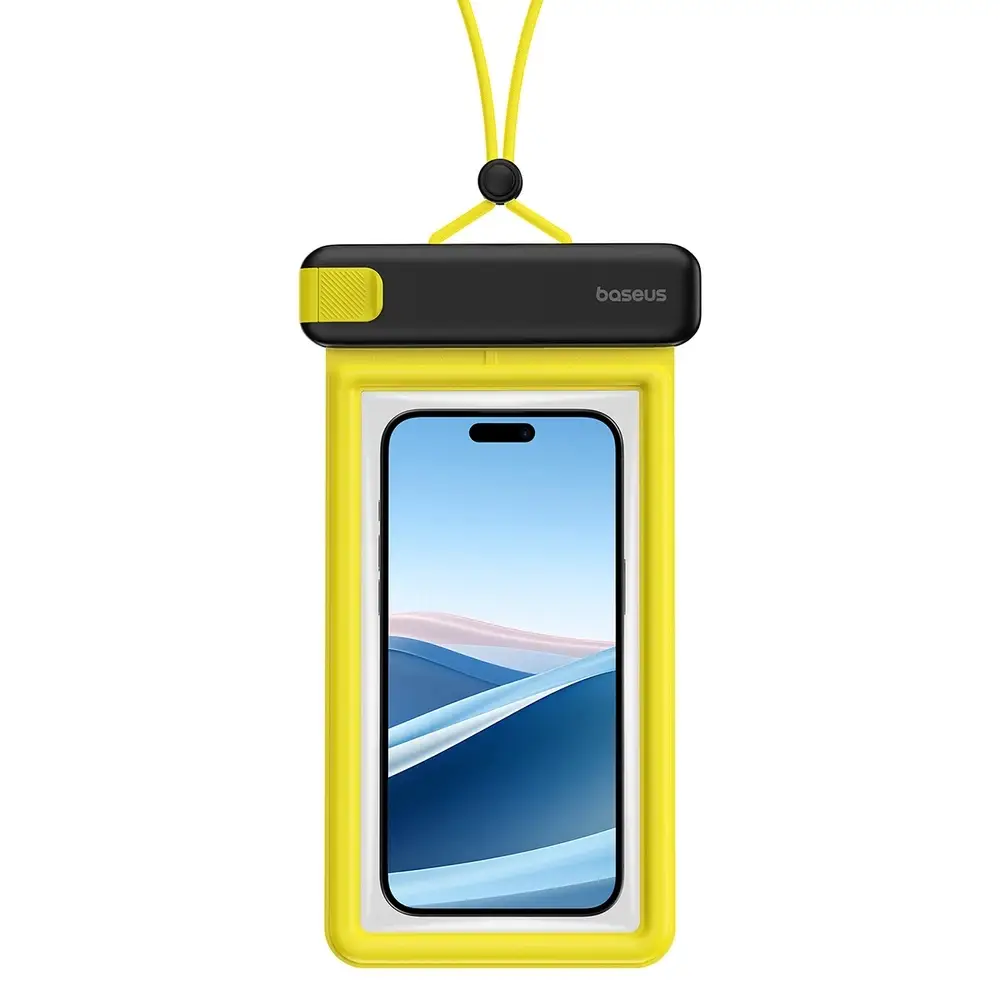 Bolsa Baseus DeepDive Series Clip-On Waterproof Black/Yellow