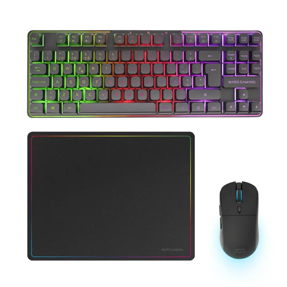 Kasituny 1 Set V1 RGB Toetsenbord Quick Response Plug Play Draagbare 3200dpi Laptop Gaming Bureau Muis Met Backlight Voor Pc Rgb Toetsenbord Computer Randapparatuur