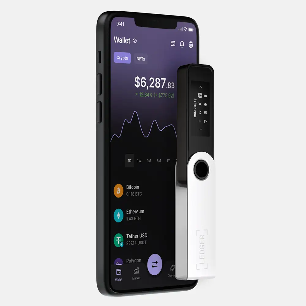 Carteira Ledger Nano X Crypto USB-C/Bluetooth Crypto Hardware Wallet Onyx  Black | PCDIGA