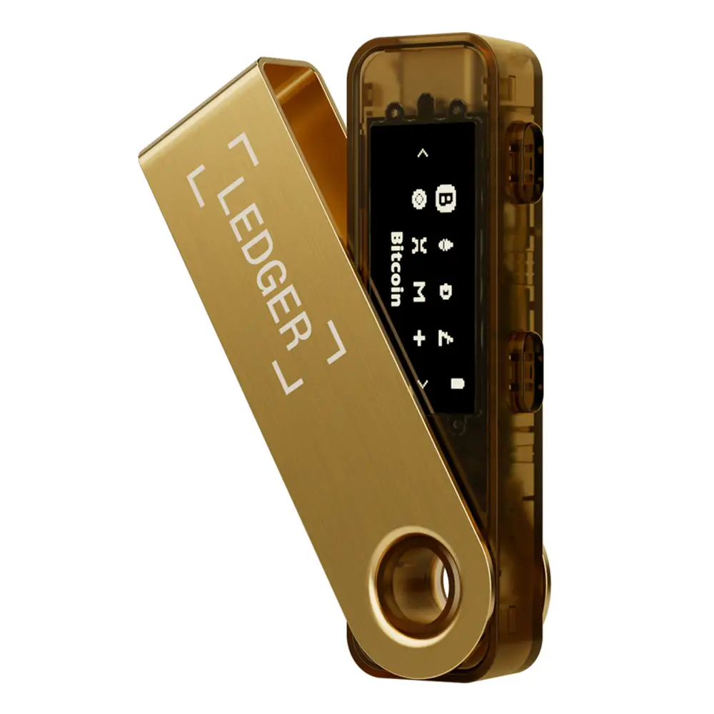 Carteira Ledger Nano S Plus USB-C Crypto Hardware Wallet Gold | PCDIGA