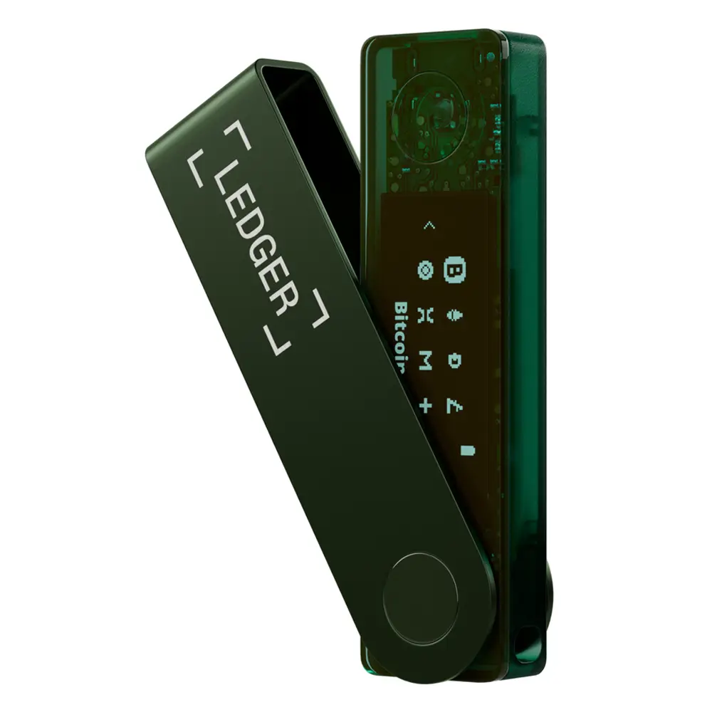 Carteira Ledger Nano X Crypto USB-C/Bluetooth Crypto Hardware Wallet  Emerald Green | PCDIGA