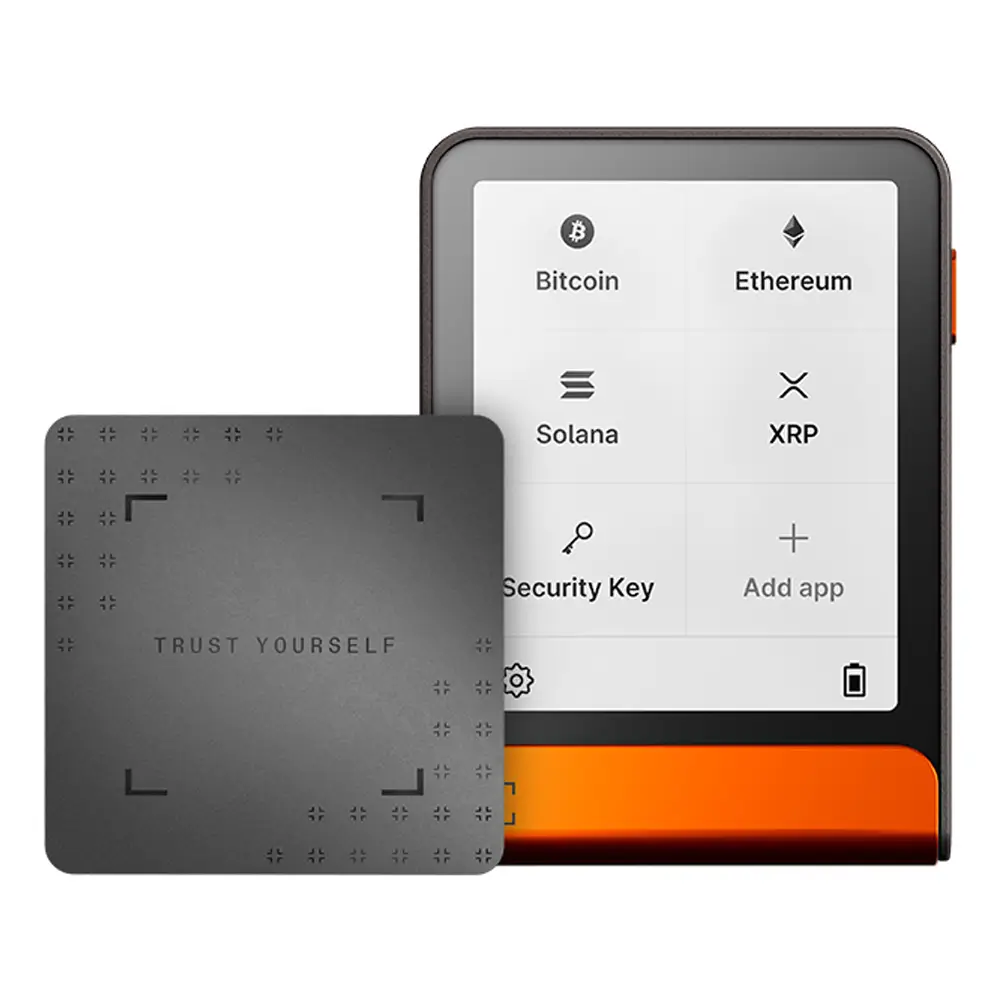 Carteira Ledger Flex Crypto Hardware Wallet + Recovery Key Orange | PCDIGA