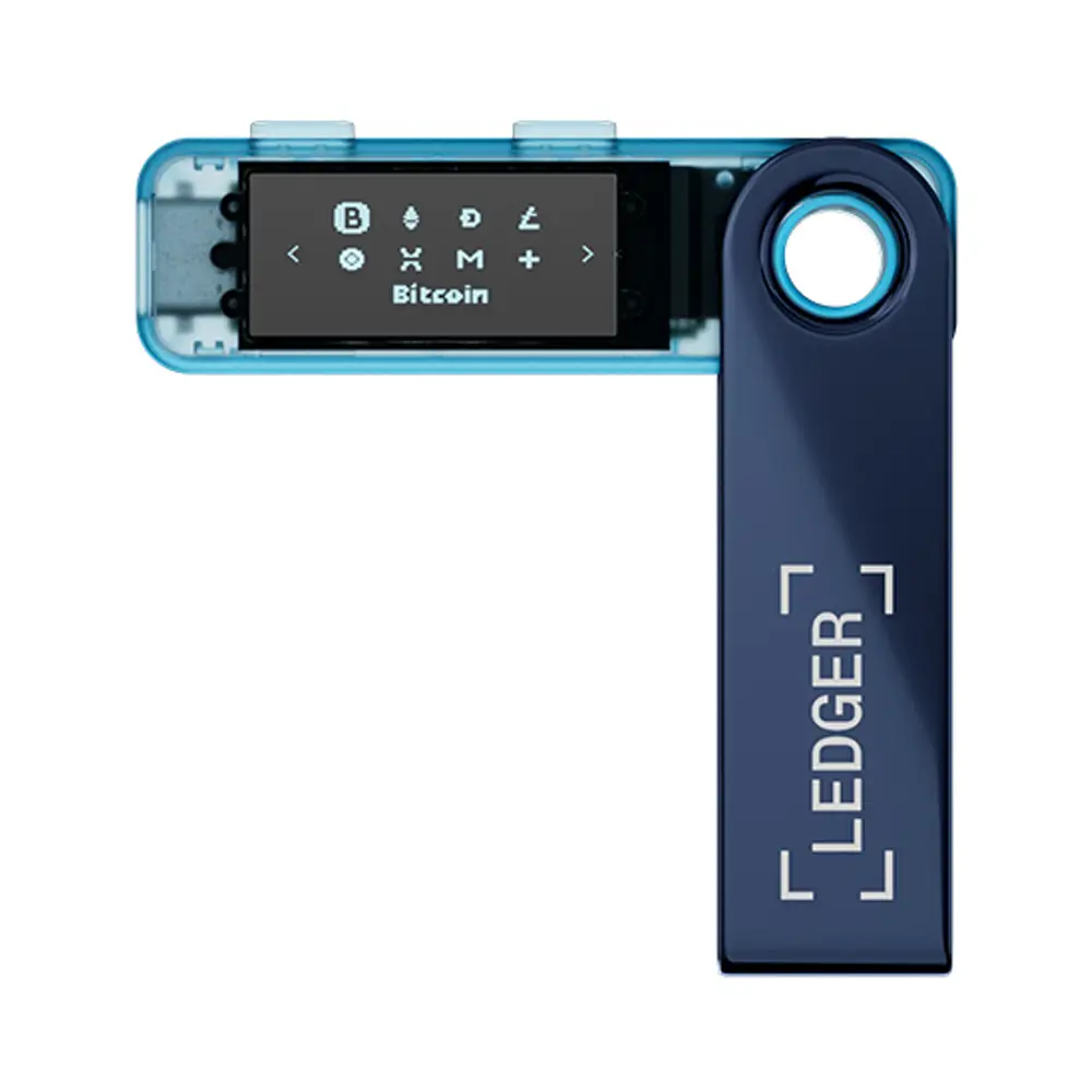 Carteira Ledger Nano S Plus USB-C Crypto Hardware Wallet Neptune Blue |  PCDIGA