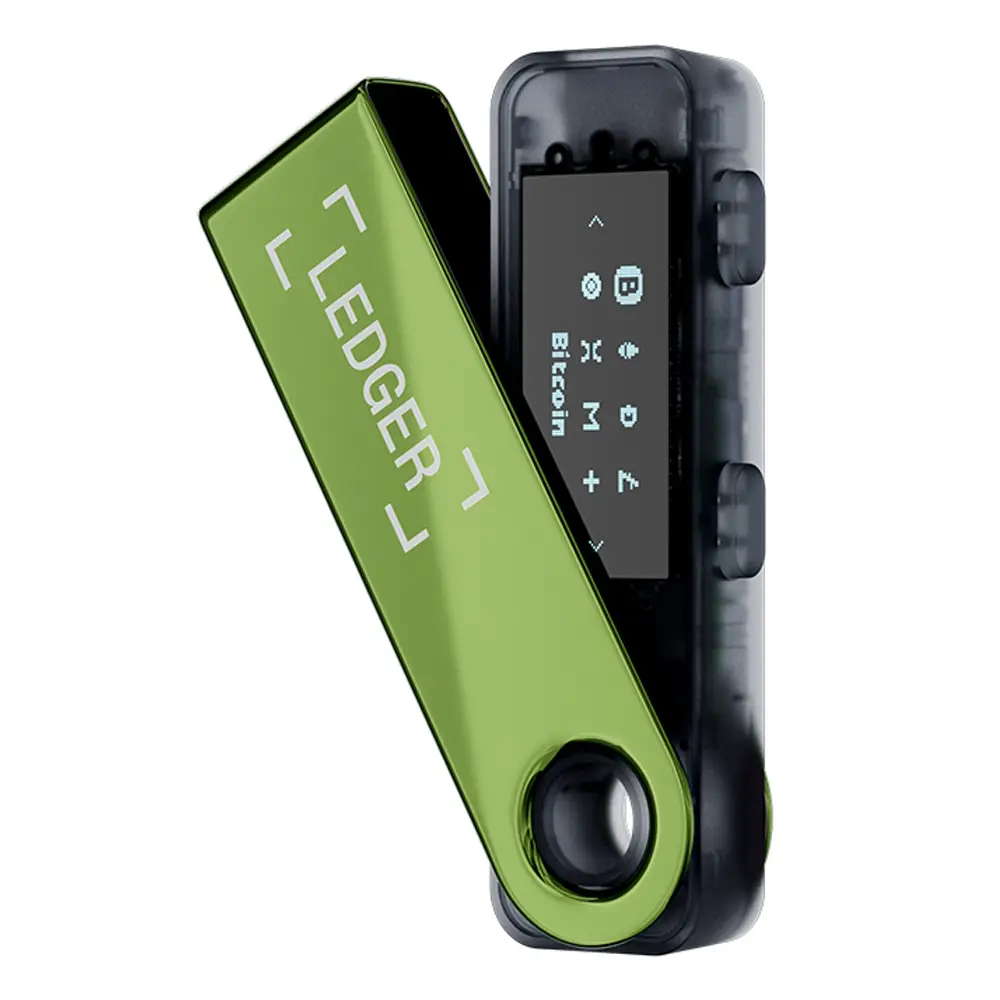 Carteira Ledger Nano S Plus USB-C Crypto Hardware Wallet Oxidate Green |  PCDIGA