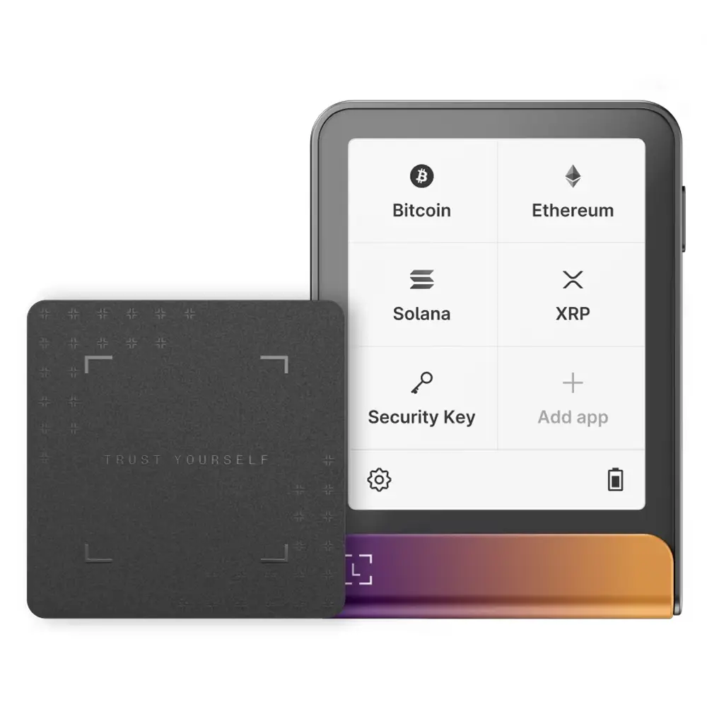 Carteira Ledger Flex Crypto Hardware Wallet + Recovery Key Ferro Fuchsia |  PCDIGA