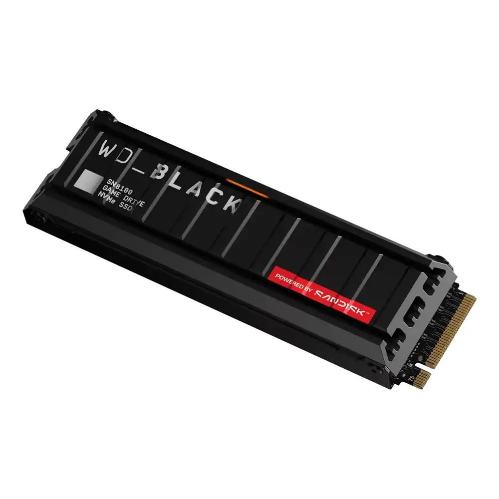 SSD M.2 2280 SANDISK WD Black SN8100 8TB c/ Heatsink TLC NAND NVMe