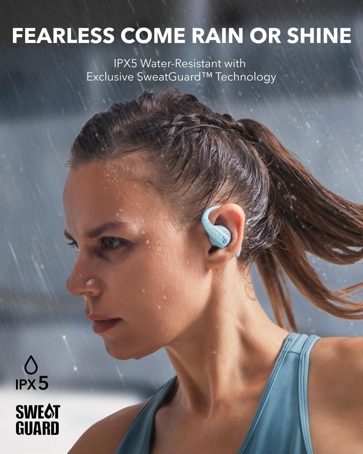 Earbuds Anker Soundcore AeroFit Pro Open-Ear True Wireless Azuis