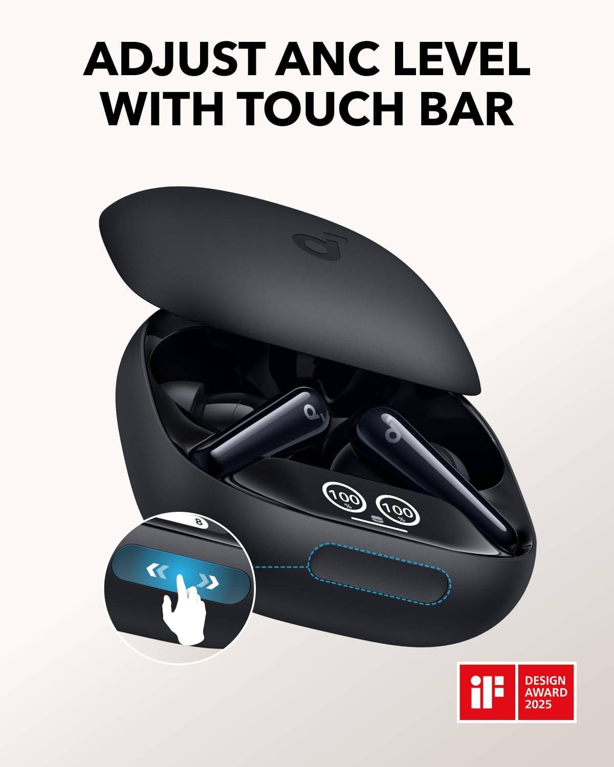 Earbuds Anker Soundcore Liberty 4 Pro ANC True Wireless Pretos