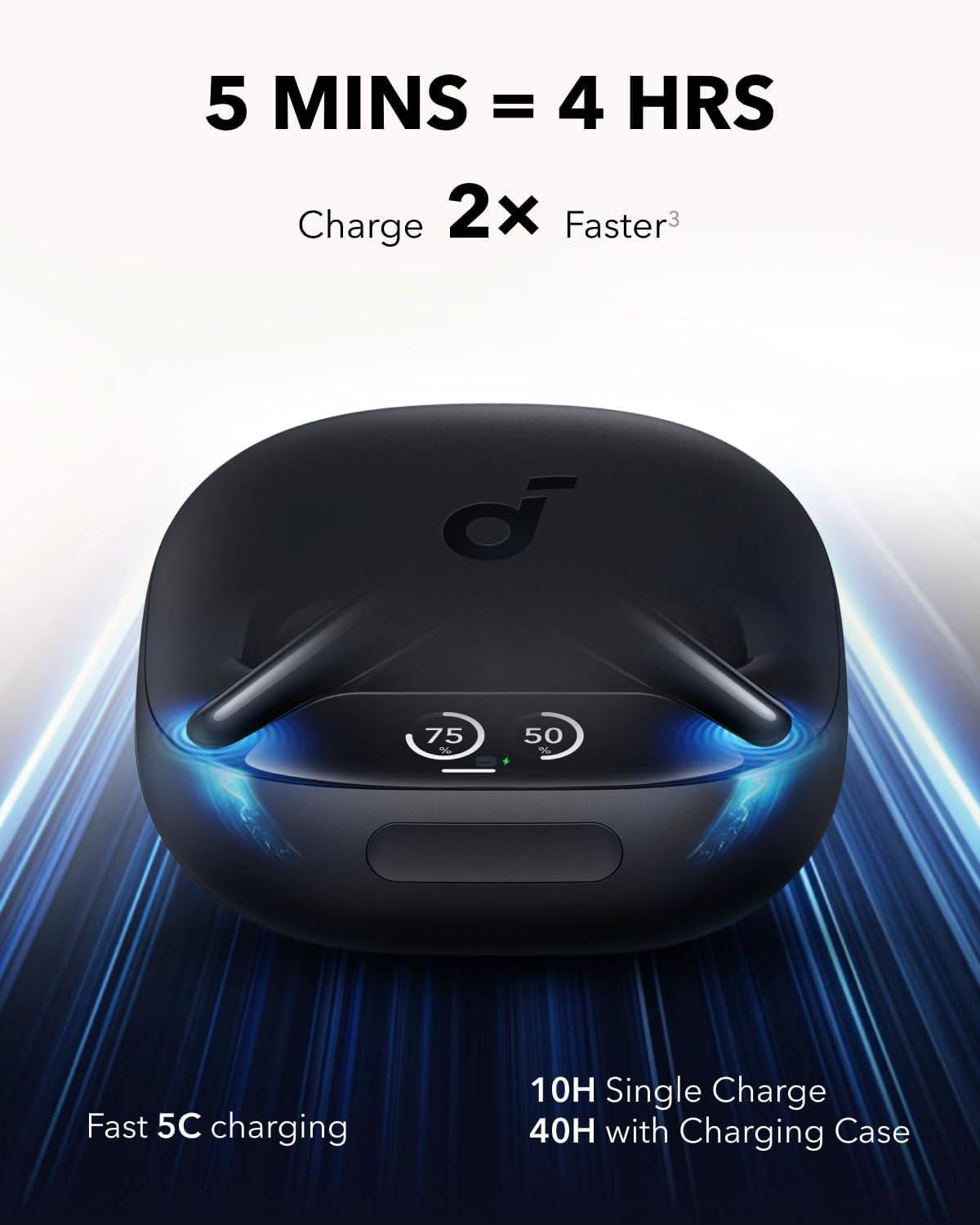 Earbuds Anker Soundcore Liberty 4 Pro ANC True Wireless Pretos