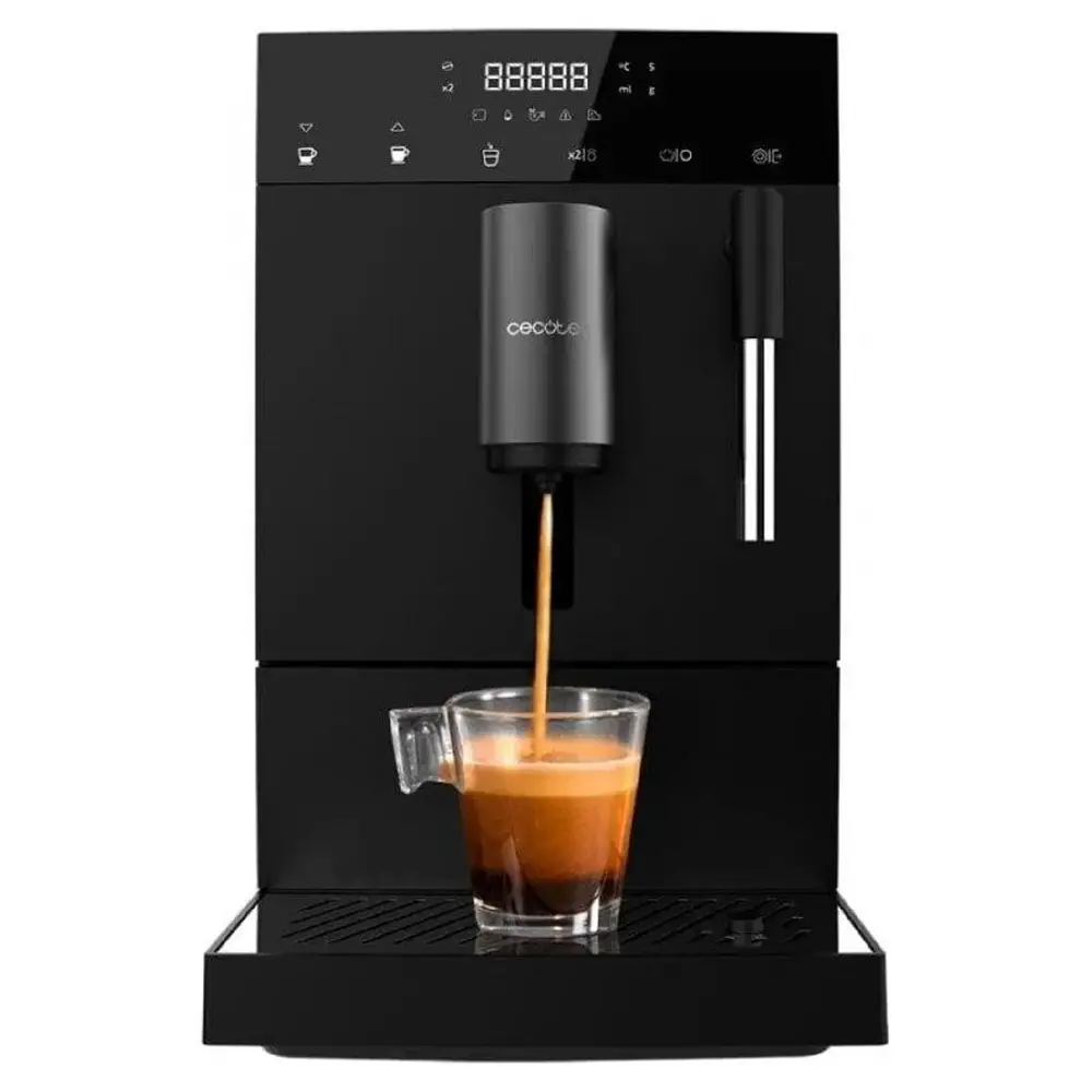 Máquina de Café Automática Cecotec Cremmaet Compact Steam 19 Bar Preta ...