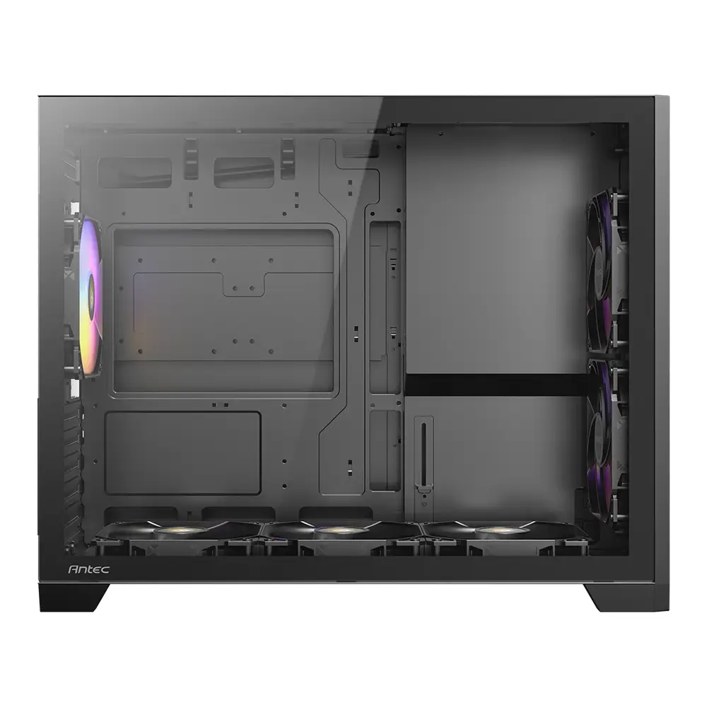 Caixa Micro-ATX Antec Flux M Compact Tempered Glass Preta | PCDIGA