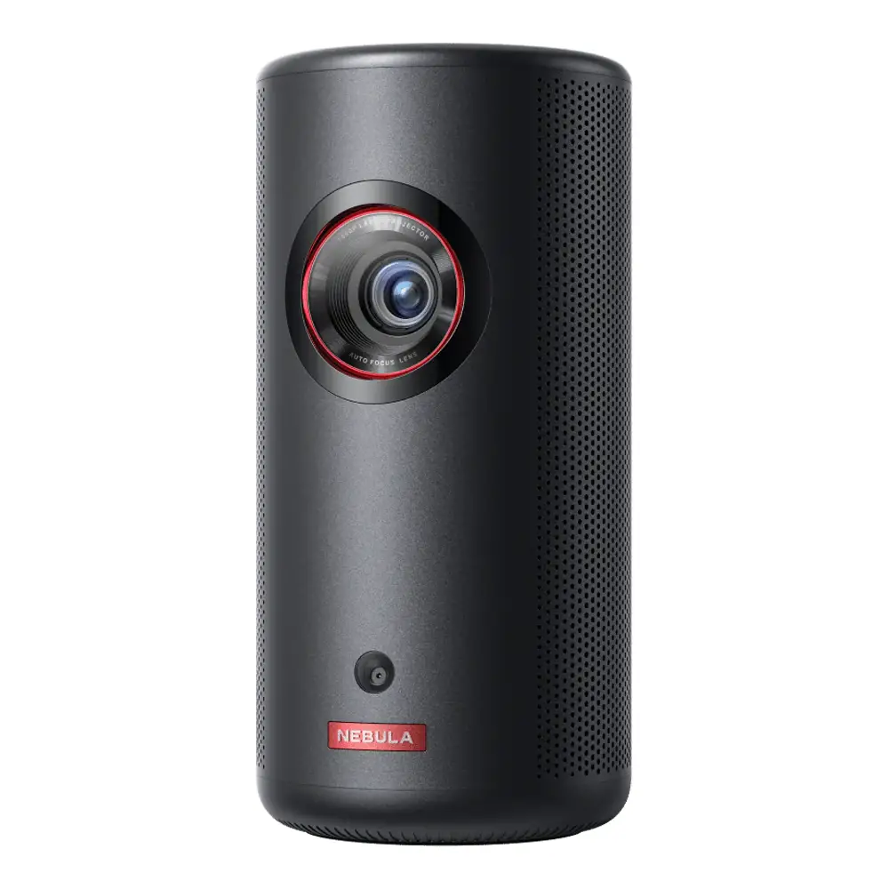 Projetor Portátil Anker Soundcore Nebula Capsule 3 Smart, Full HD 1080p, 40-120, 200 Lumens, Google TVPreto